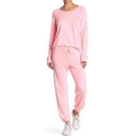 Sundry Women's Jogger Pants Sweatpants Pop Peach Pink Size XS  NWT - Picture 3 of 10